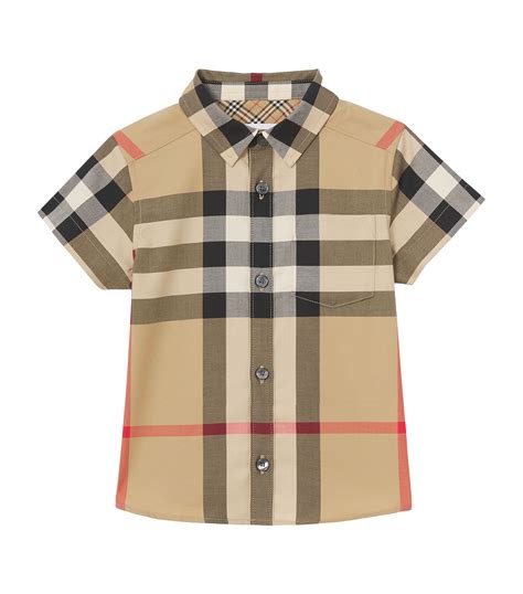 burberry shirt for boys|Burberry clothing for kids outlet.